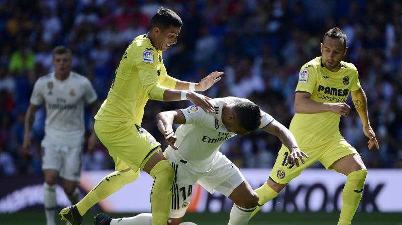 La Liga: Madrid beats Villareal 3-2 in-front of a low crowd