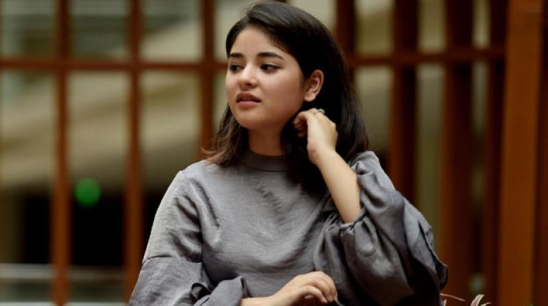Zaira Wasim acted in Bollywood movies like Dangal and Secret Superstar.