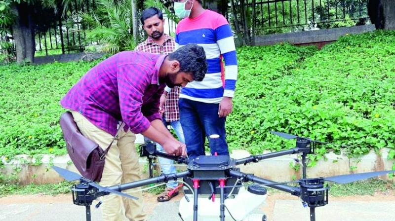 Hyderabad: Drones to spray anti-larva fluids