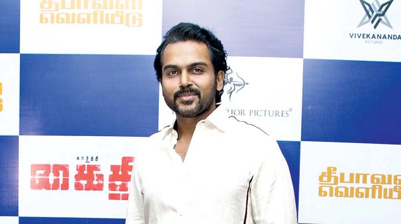 Karthiâ€™s rugged charms to the fore