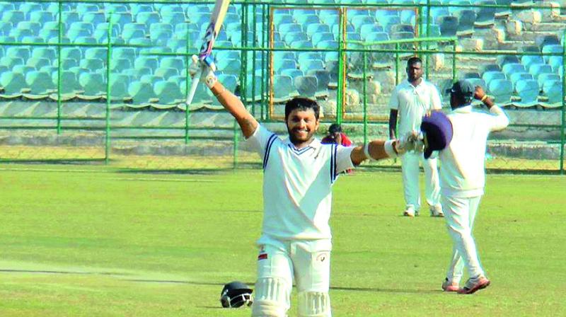 Minutes Gohel spent at the crease during his mammoth knock against Odisha. Its the third-longest in first-class history. The longest, and the only player to bat over 1000 minutes, is Rajeev Nayyar in his innings of 271 against Jammu & Kashmir in 1999-00.