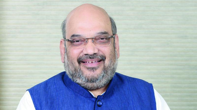 Amit Shah attacks opposition for row on EVMs