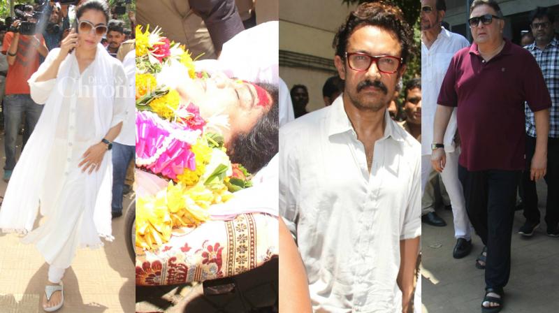 Bollywood stars pay their last respects to Reema Lagoo at funeral
