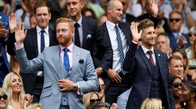 ICC CWC\19: England cricketers take time out for Wimbledon