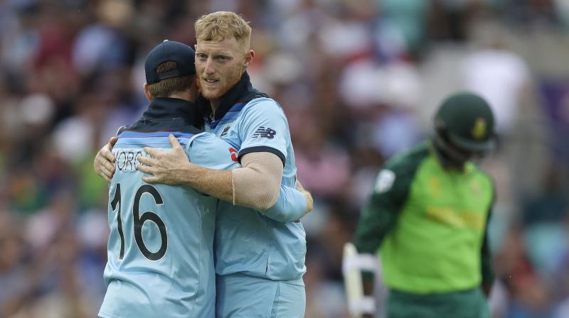 ICC CWC 2019: Stokes helps England thrash SA by 104 runs in World Cup opener