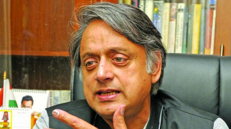Fformer UN diplomat turned politician Shashi Tharoor