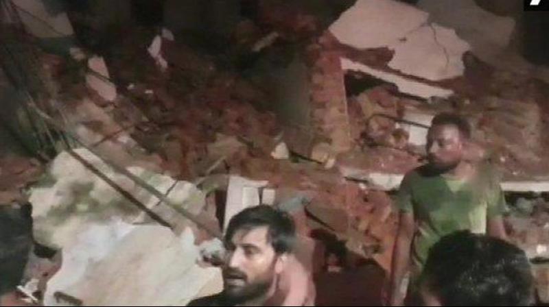 4 dead, 5 injured as three-story building collapses in Gujarat due to heavy rains