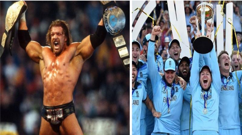 Triple H sends customised WWE championship belt to England after World Cup success