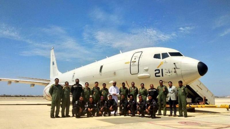 Indian Navy\s P8I carrying out surveillance sorties in Gulf of Aden