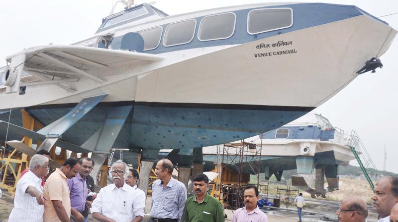 Hydrofoil cruise service likely by July end