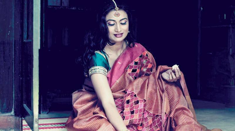 A file photograph of actress Shwetha Srivatsav getting ready for Diwali used for representational purposes only.