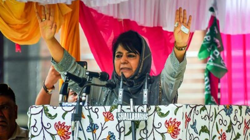 Mehbooba appeals to people to reject those attempting to fragment J&K