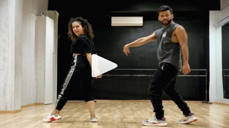 Video: Sanya Malhotra aces Hrithik Roshan-starrer raging song \Ghungroo\; watch
