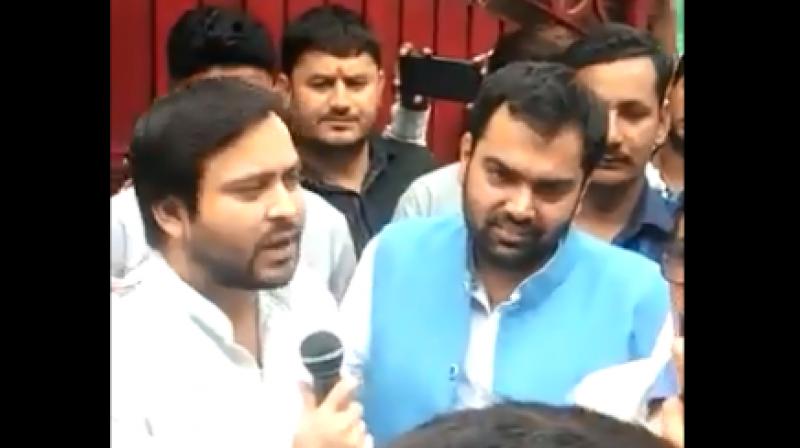 Missing again from Patna, Tejashwi seen cheering for sisterâ€™s husband in Haryana