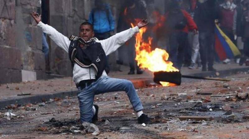 Clashes break out as Ecuador Prez Lenin Moreno declares â€˜state of emergencyâ€™