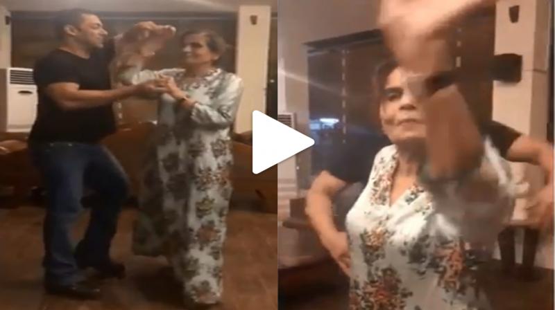 Video: Salman Khan wants his mom to dance, her unexpected reaction is worth watching