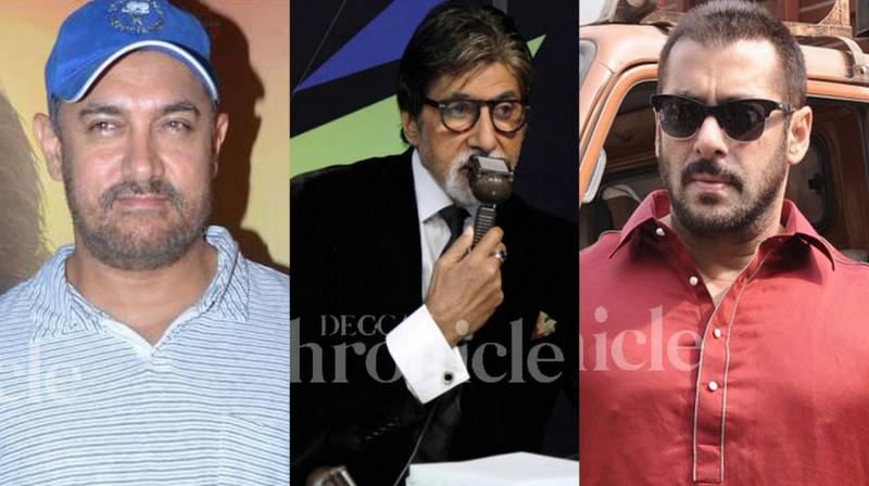 Aamir is going to collaborate with Big B for the very first time in Thugs of Hindostan, while Salmans acted with him in