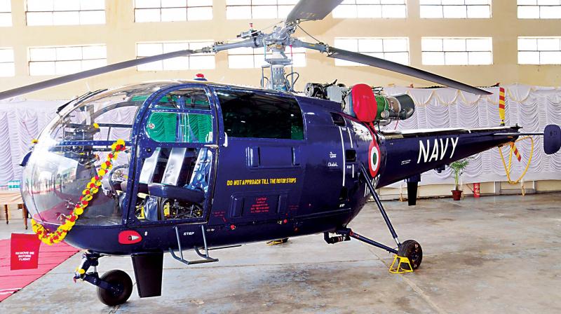 Bengaluru: HAL beats deadline to deliver choppers to Navy
