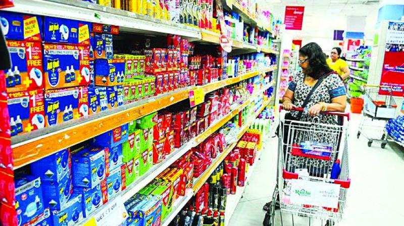 The broad-based slowdown in consumption affected automobiles and FMCG sectors.
