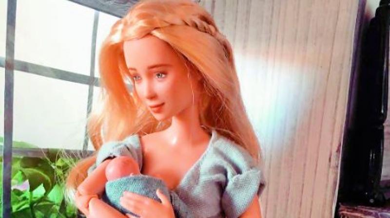Australian Betty Strachan has created a breastfeeding Barbie doll.