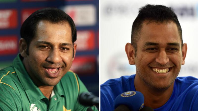 My son will have fond memories of sitting on MS Dhonis lap: Sarfraz Ahmed; video