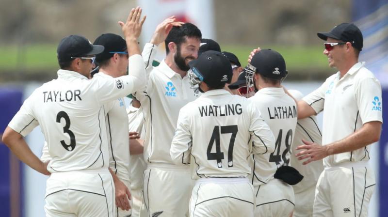 The Kane Williamson-led New Zealand have also made one change in their bid to level the series, with Mitchell Santner making way for Colin de Grandhomme. (Photo: ICC/Twitter)