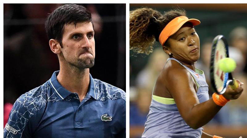 Novak Djokovic, Naomi Osaka named US Open top seeds