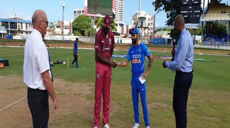 India-West Indies 2nd ODI: India win toss, opt to bat first