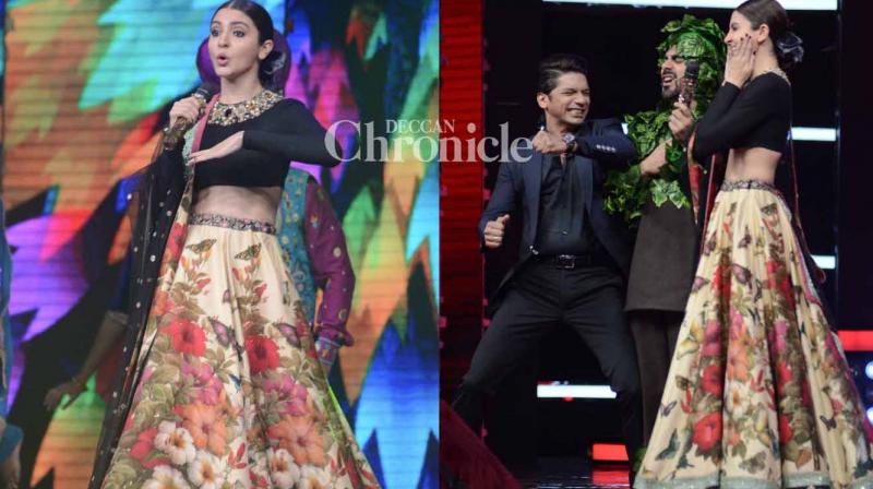 Anushka shows off her moves as she promotes Phillauri on reality show