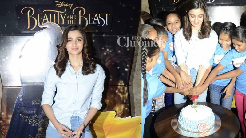 Alia Bhatt hosts Beauty and the Beast screening for kids from NGO