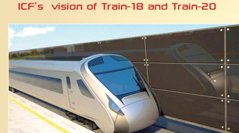 ICF's vision of Train-18 and Train-20. 	 Image: DC