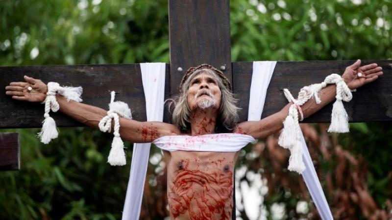 Blood soaked religious Easter fervour