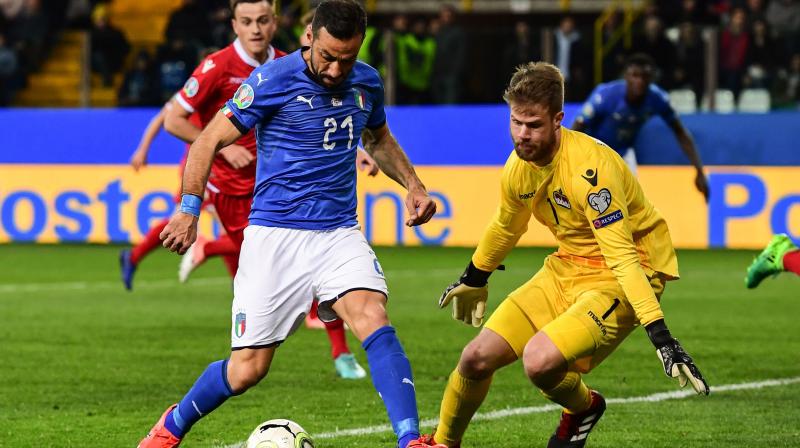 UEFA Euro Qualifiers: Experienced Quagliarella helps Italy rout Liechtenstein 6-0