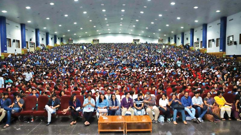 Chennai: SRM campus erupts in laughter