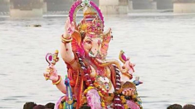 As directed earlier, plaster of Paris Ganesha idols will not be allowed to be immersed at the above places, and if found the guilty will be slapped with a hefty fine of Rs 10,000.