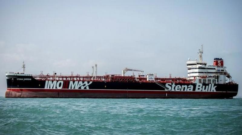 UK-flagged tanker Stena Impero held by Iran starts moving from port