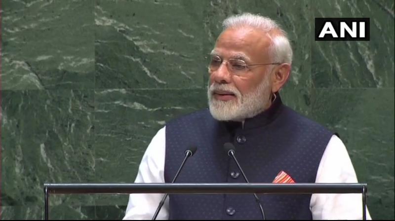 \Harmony and peace is our message, not dissension \: PM Modi at UNGA