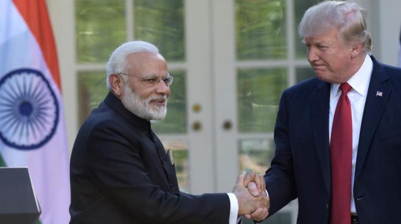 The White House said that the two leaders also pledged to continue working together to enhance security and prosperity in the Indo-Pacific region. (Photo: AP)