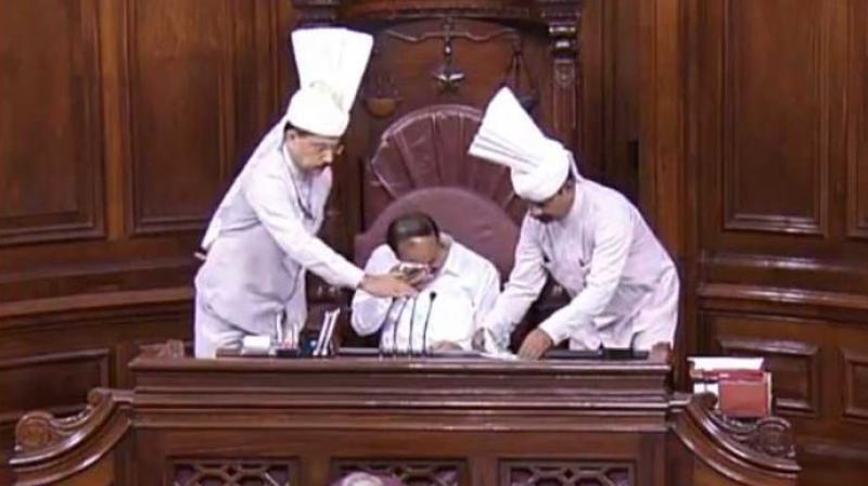 Venkaiah Naidu breaks down in Rajya Sabha remembering Jaipal Reddy