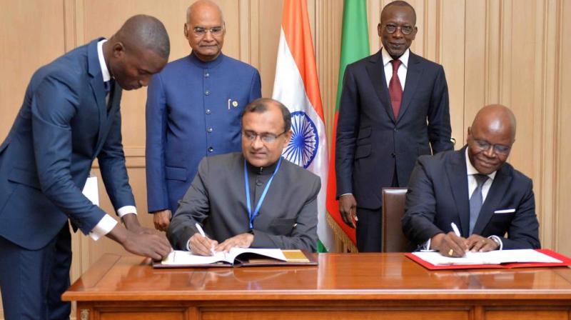 India, Benin sign 4 documents during Pres Kovind\s visit