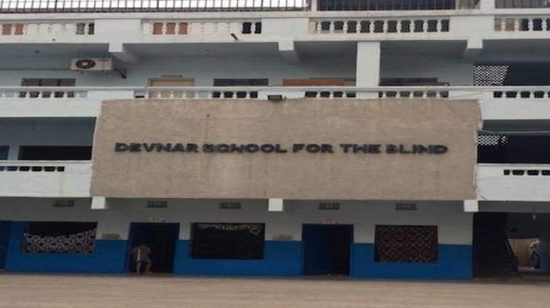Devnar school for blind flooded, kids shifted