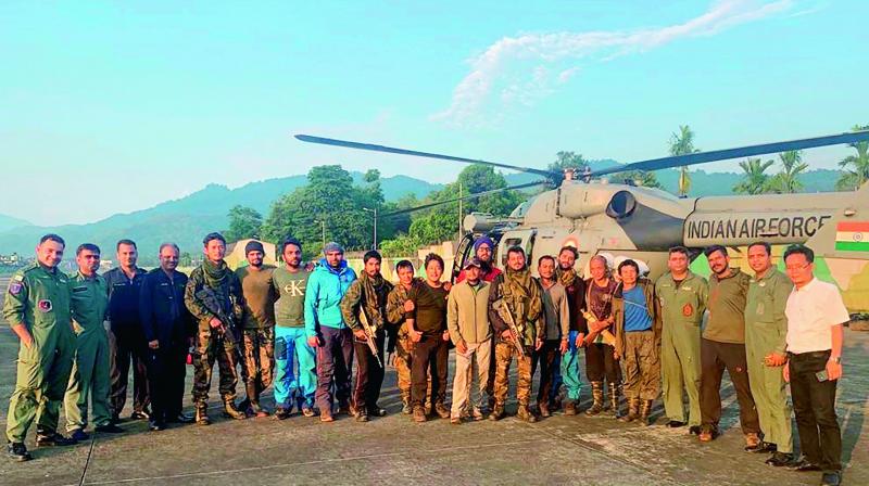 Indian Air Force team rescued after 18 days