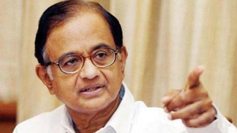 Chidambaram hails 3 announcements made by PMâ€‰Modi on I-Day