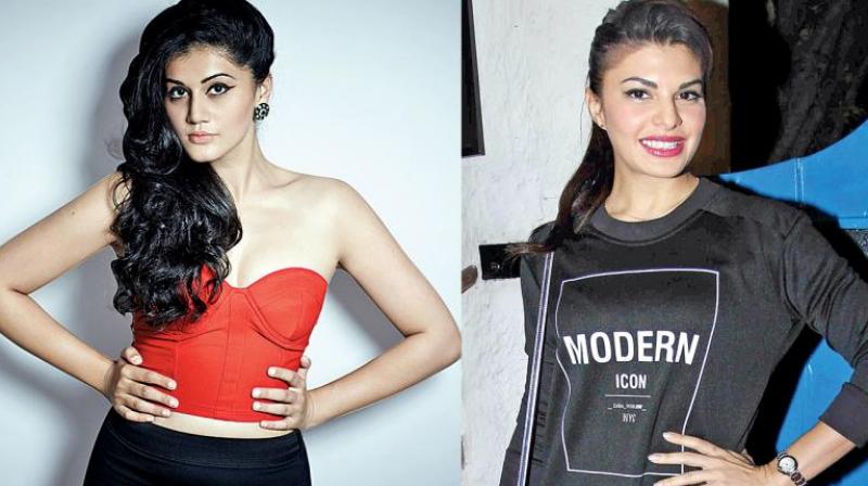 Taapsee Pannu and Jacqueline Fernandez