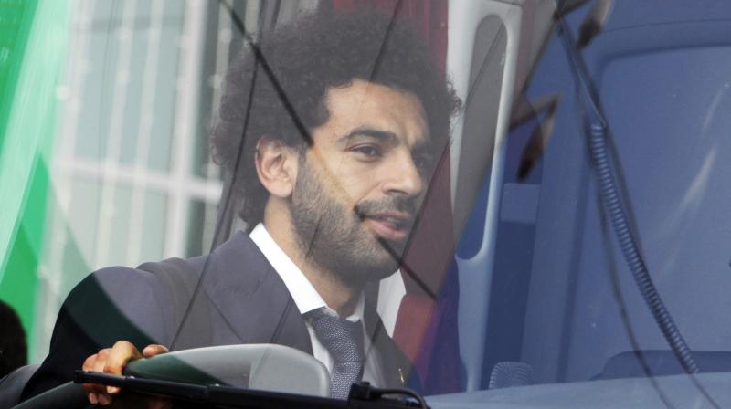 Mohamed Salah had injured his shoulder during Champions Legaue final against Real Madrid in Kiev. (Photo: AFP)