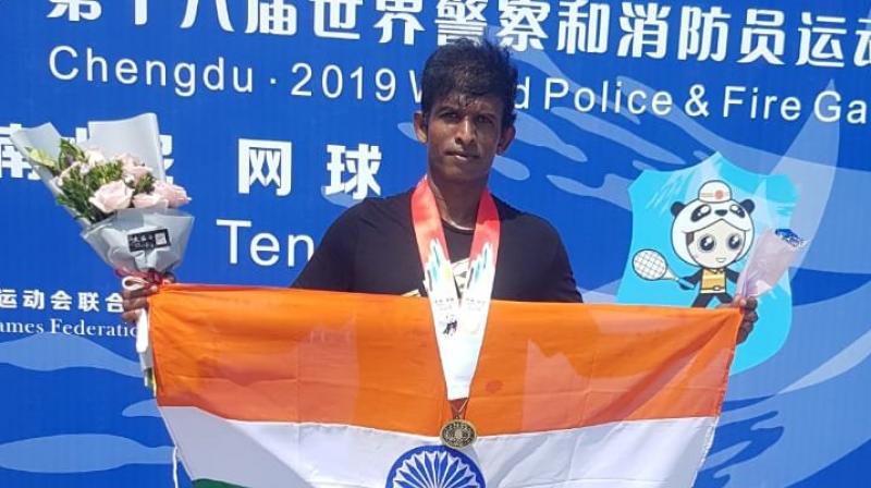 Telangana policeman wins 2 medals at World Police and Fire Games in China