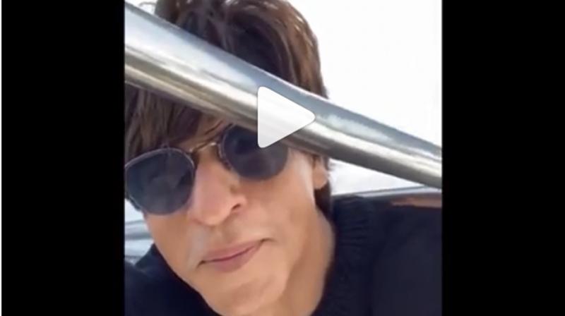 Video: Shah Rukh Khan chills with family on yacht in Maldives; watch