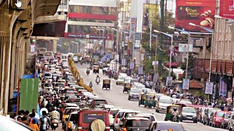 Metro in the works: Canâ€™t park on MG Road
