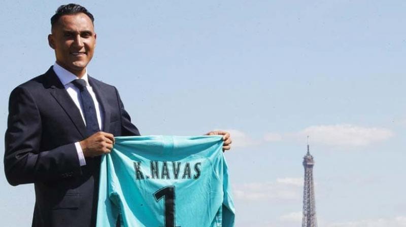 Keylor Navas joins Paris Saint-Germain on a four-year deal
