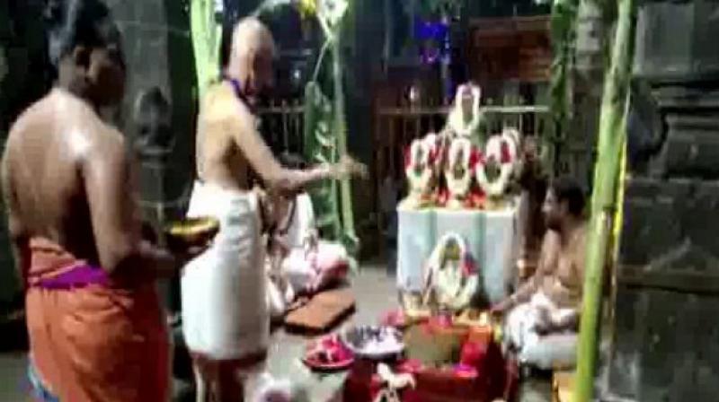 Andhra Pradesh: Special havan performed to appease rain God
